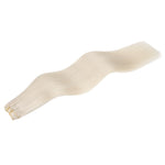 Pure Platinum Blonde (1000) Sew-In Weft Hair Extensions (80g-110g) – 100% Remy Human Hair.