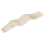 Pure Platinum Blonde (1000) Sew-In Weft Hair Extensions (80g-110g) – 100% Remy Human Hair.