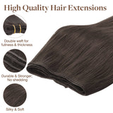 Light Brown (2A) Sew-In Weft Hair Extensions (80g-110g) – 100% Remy Human Hair.