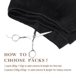Weft Hair Extensions – 100% Remy Human Hair.