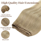 Natural Blonde Balayage (18ET90A) Sew-In Weft Hair Extensions (80g-110g) – 100% Remy Human Hair.
