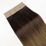 Chocolate Dip Color Melt (1D/2C/4E) Tape-Ins 50g – 100% Remy Human Hair.