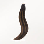 Dark Brown Balayage (2/6/2) Tape-Ins 50g – 100% Remy Human Hair.