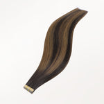 Dark Brown Balayage (2/6/2) Tape-Ins 50g – 100% Remy Human Hair.