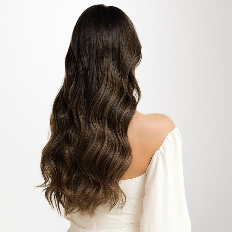 Dark Brown Balayage (2/6/2) Tape-Ins 50g – 100% Remy Human Hair.