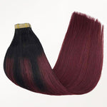 Tape-Ins Hair Extensions Balayage – 100% Remy Human Hair.