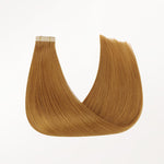 Medium Auburn Brown (30) Tape-Ins 50g – 100% Remy Human Hair.