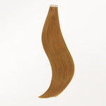 Medium Auburn Brown (30) Tape-Ins 50g – 100% Remy Human Hair.