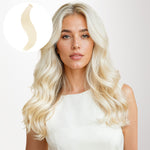 Platinum Blonde (60A) Tape-Ins 50g – 100% Remy Human Hair.