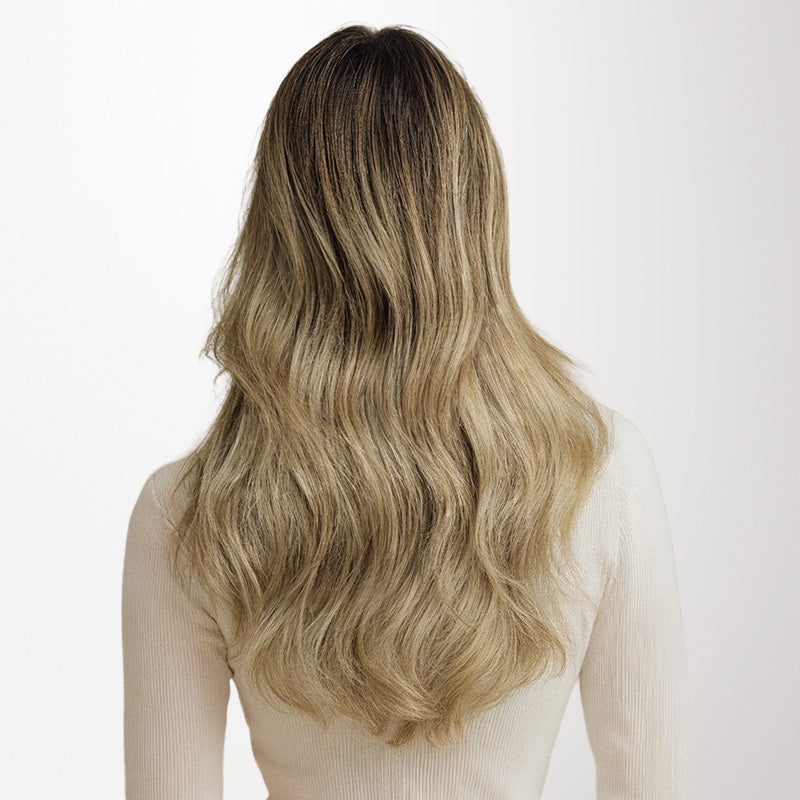 Chocolate Brown to Dirty Blonde (4/18) Tape-Ins 50g – 100% Remy Human Hair.