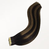 Tape-Ins Hair Extensions Balayage – 100% Remy Human Hair.