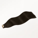 Dark Brown (2) Tape-Ins 50g – 100% Remy Human Hair.