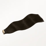 Dark Brown (2) Tape-Ins 50g – 100% Remy Human Hair.