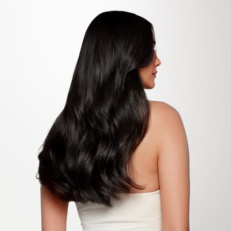 Natural Black (1B) Tape-Ins 50g – 100% Remy Human Hair.