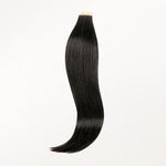 Natural Black (1B) Tape-Ins 50g – 100% Remy Human Hair.
