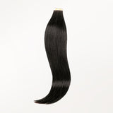 Natural Black (1B) Tape-Ins 50g – 100% Remy Human Hair.