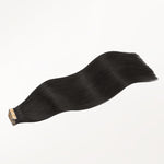 Natural Black (1B) Tape-Ins 50g – 100% Remy Human Hair.