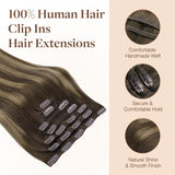 Clip in Hair Extensions 150g