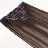 Honey Blonde Balayage (4/26/4) Classic Clip-Ins (150g-170g) – 100% Remy Human Hair.