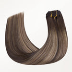 Honey Blonde Balayage (4/26/4) Classic Clip-Ins (150g-170g) – 100% Remy Human Hair.
