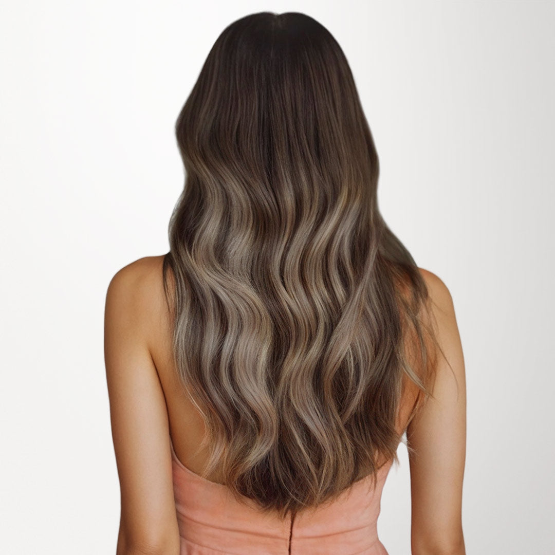 Honey Blonde Balayage (4/26/4) Classic Clip-Ins (150g-170g) – 100% Remy Human Hair.