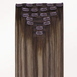 Honey Blonde Balayage (4/26/4) Classic Clip-Ins (150g-170g) – 100% Remy Human Hair.