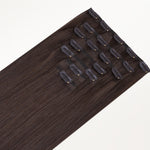 Light Brown (2A) Classic Clip-Ins (150g-170g) – 100% Remy Human Hair.