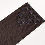 Light Brown (2A) Classic Clip-Ins (150g-170g) – 100% Remy Human Hair.