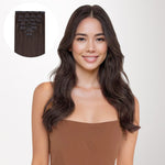 Light Brown (2A) Classic Clip-Ins (150g-170g) – 100% Remy Human Hair.