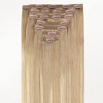 Natural Blonde Balayage (18ET90A) Classic Clip-Ins (150g-170g) – 100% Remy Human Hair.