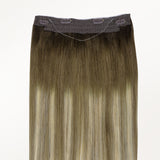 Bleach Blonde Balayage (3/8/613) Pro & Wire Hair Extension (70g-140g)