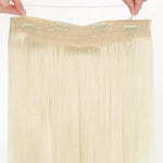 Platinum Blonde (60A) Pro & Wire Hair Extension (70g-140g) – 100% Remy Human Hair.