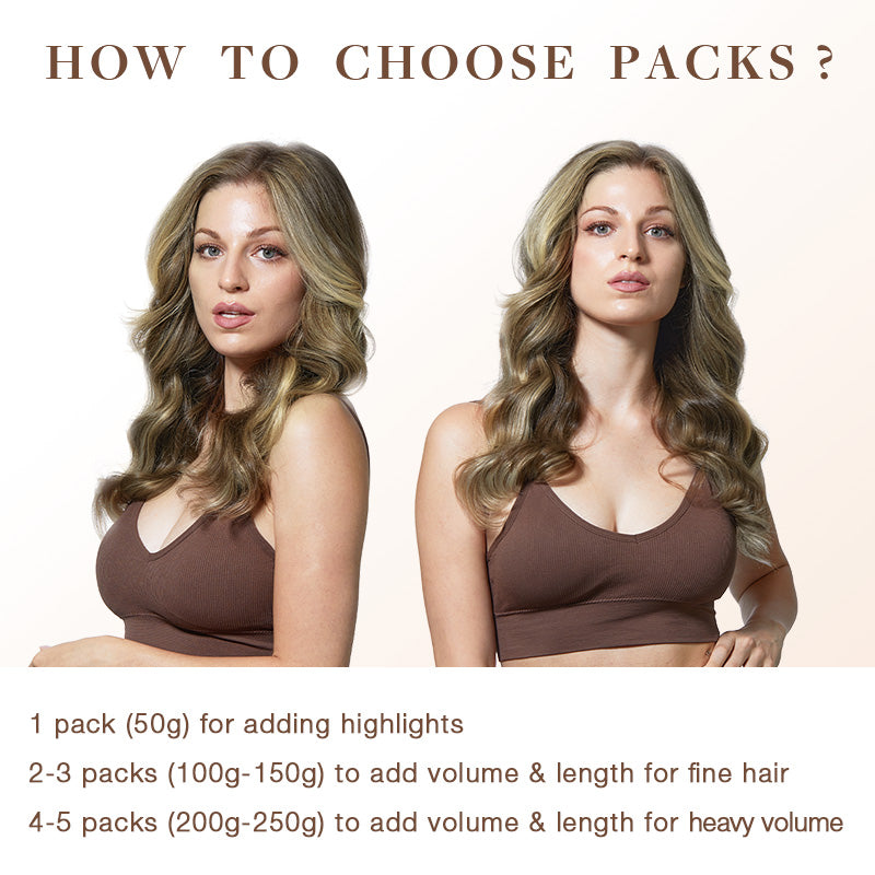 Tape-Ins Hair Extensions – 100% Remy Human Hair.