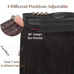 GOO GOO Pro Wire Hair Extension – 100% Remy Human Hair.