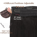 GOO GOO Pro Wire Hair Extension – 100% Remy Human Hair.