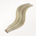 Ash Blonde Highlights (17A/60A) Tape-Ins 50g – 100% Remy Human Hair.