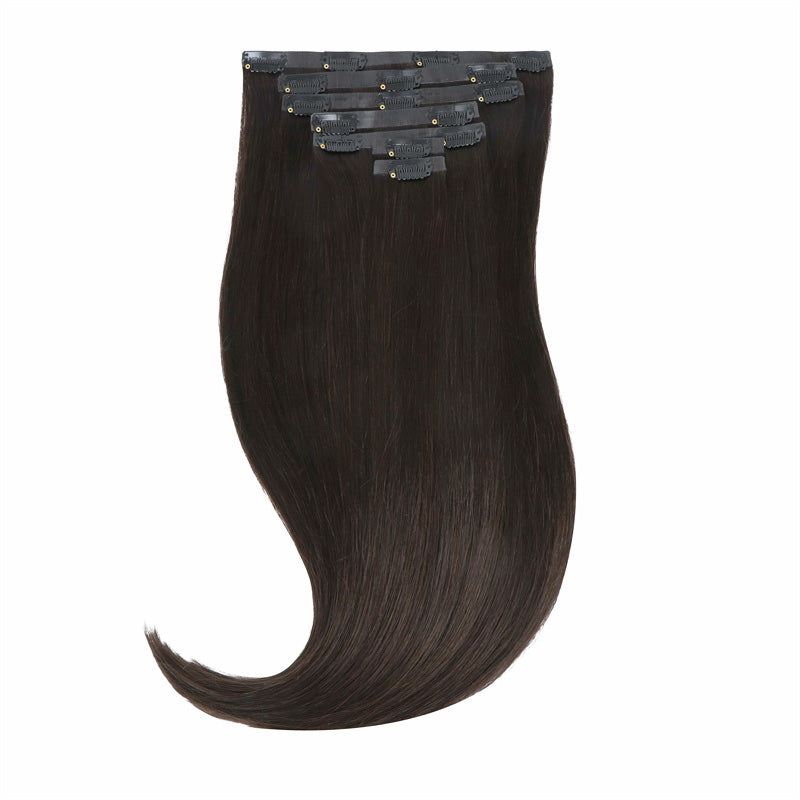 Seamless Clip-Ins – 100% Remy Human Hair.