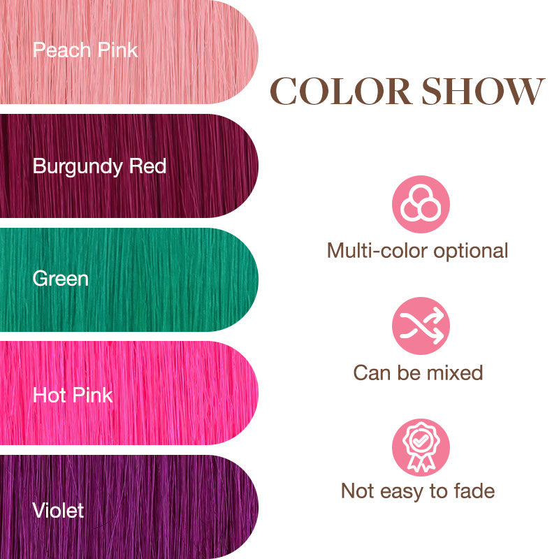 Burgundy Red Color Tape-Ins (25g-30g) – 100% Remy Human Hair.