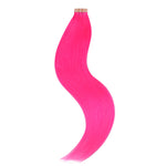Hot Pink Color Tape-Ins (25g-30g) – 100% Remy Human Hair.