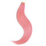 Peach Pink Color Tape-Ins (25g-30g) – 100% Remy Human Hair.