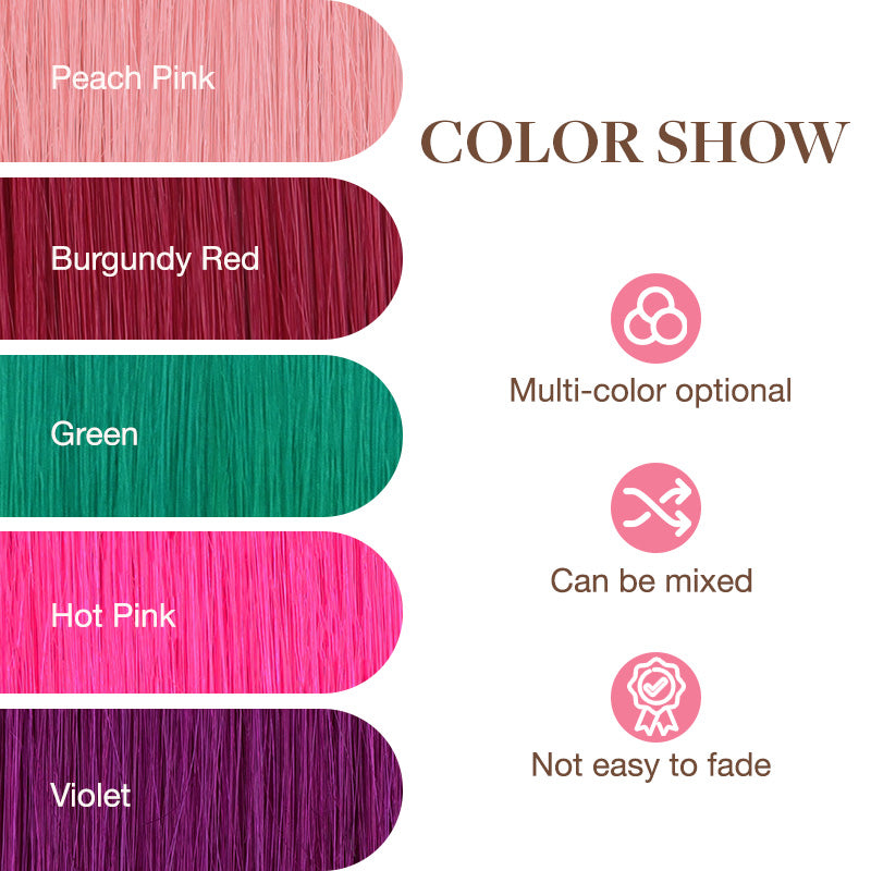 Peach Pink Color Tape-Ins (25g-30g) – 100% Remy Human Hair.