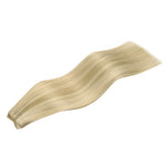 Light Blonde Highlights (16/22A) Sew-In Weft Hair Extensions (80g-110g) – 100% Remy Human Hair by GOO GOO Hair.