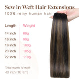 Weft Hair Extensions