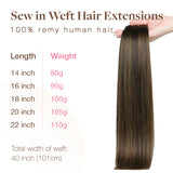 Weft Hair Extensions