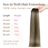 Weft Hair Extensions