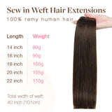 Weft Hair Extensions