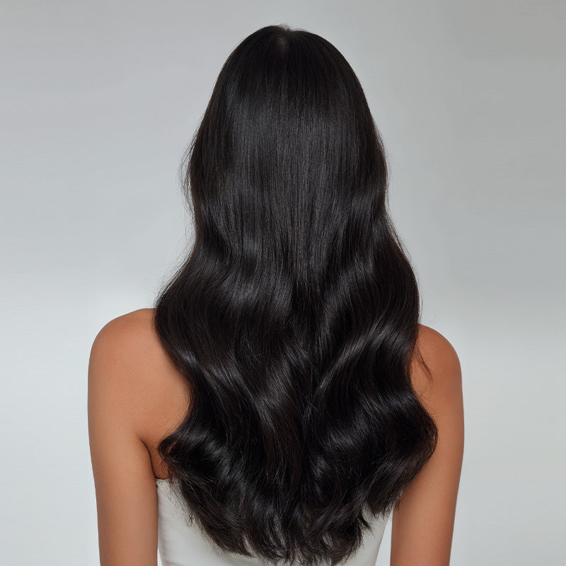 Natural Black (1B) I-Tip Hair Extensions 50g – 100% Remy Human Hair.