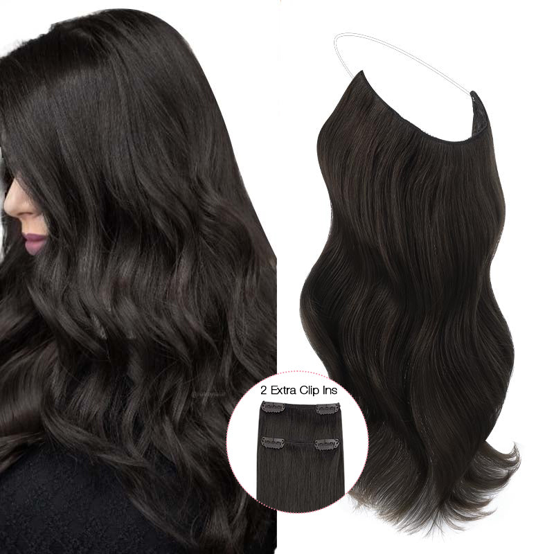 GOO GOO Pro Wire Hair Extension – 100% Remy Human Hair.