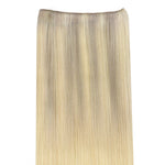 Platinum Blonde Balayage (17/22/60) Sew-In Weft Hair Extensions (80g-110g) – 100% Remy Human Hair.