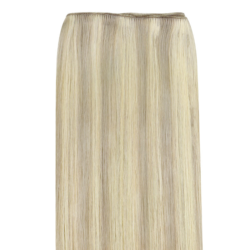 Ash Blonde Highlights (17A/60A) Sew-In Weft Hair Extensions (80g-110g) – 100% Remy Human Hair.